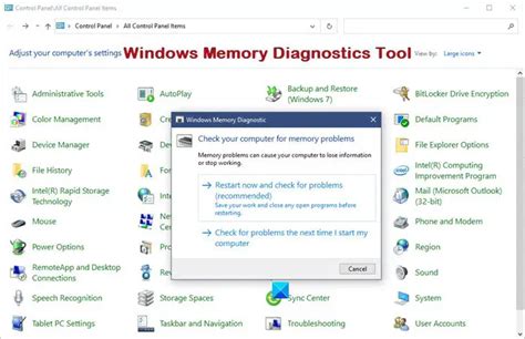 mdsched|How to Use the Windows Memory Diagnostic Tool on .
